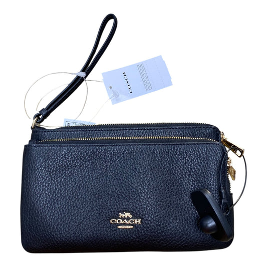 Wristlet Designer By Coach In Black, Size:Large
