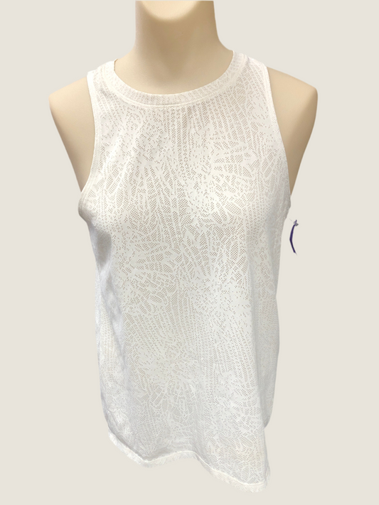 Athletic Tank Top By Calia In White, Size: S