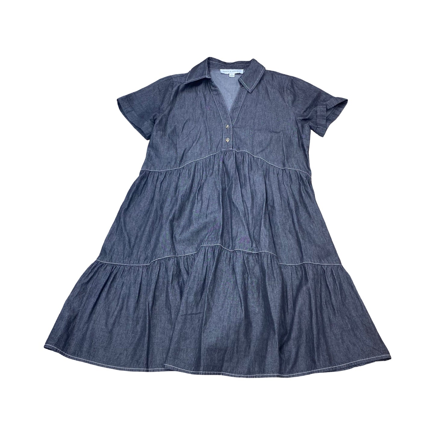 Dress Casual Short By Emma And Michele In Grey, Size:S
