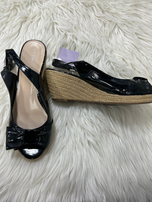 Sandals Heels Block By Franco Sarto In Black, Size:8