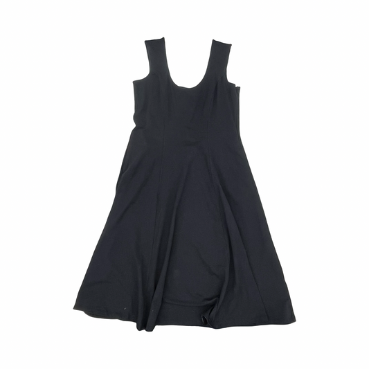 Dress Casual Midi By Lands End In Black, Size:L