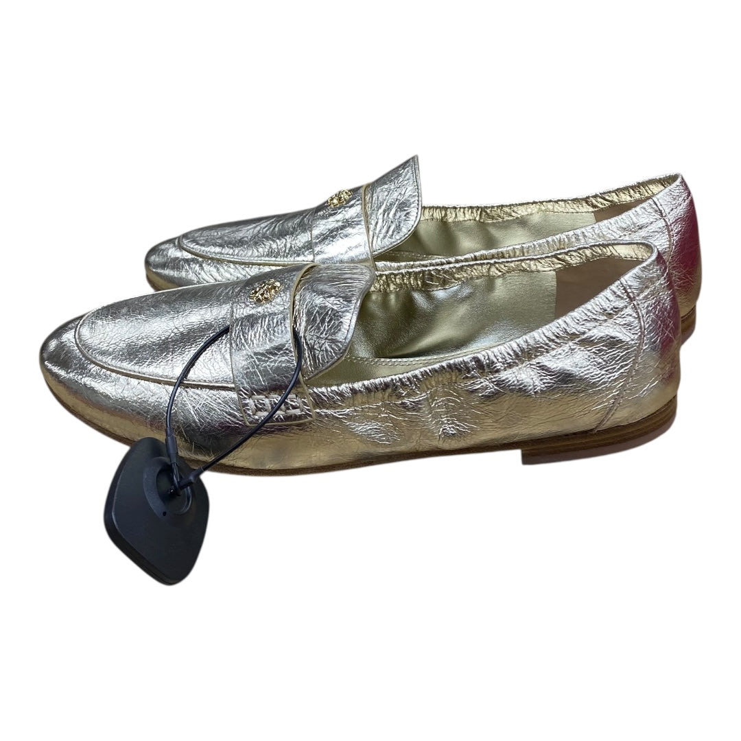 Shoes Designer By Tory Burch In Gold, Size:8