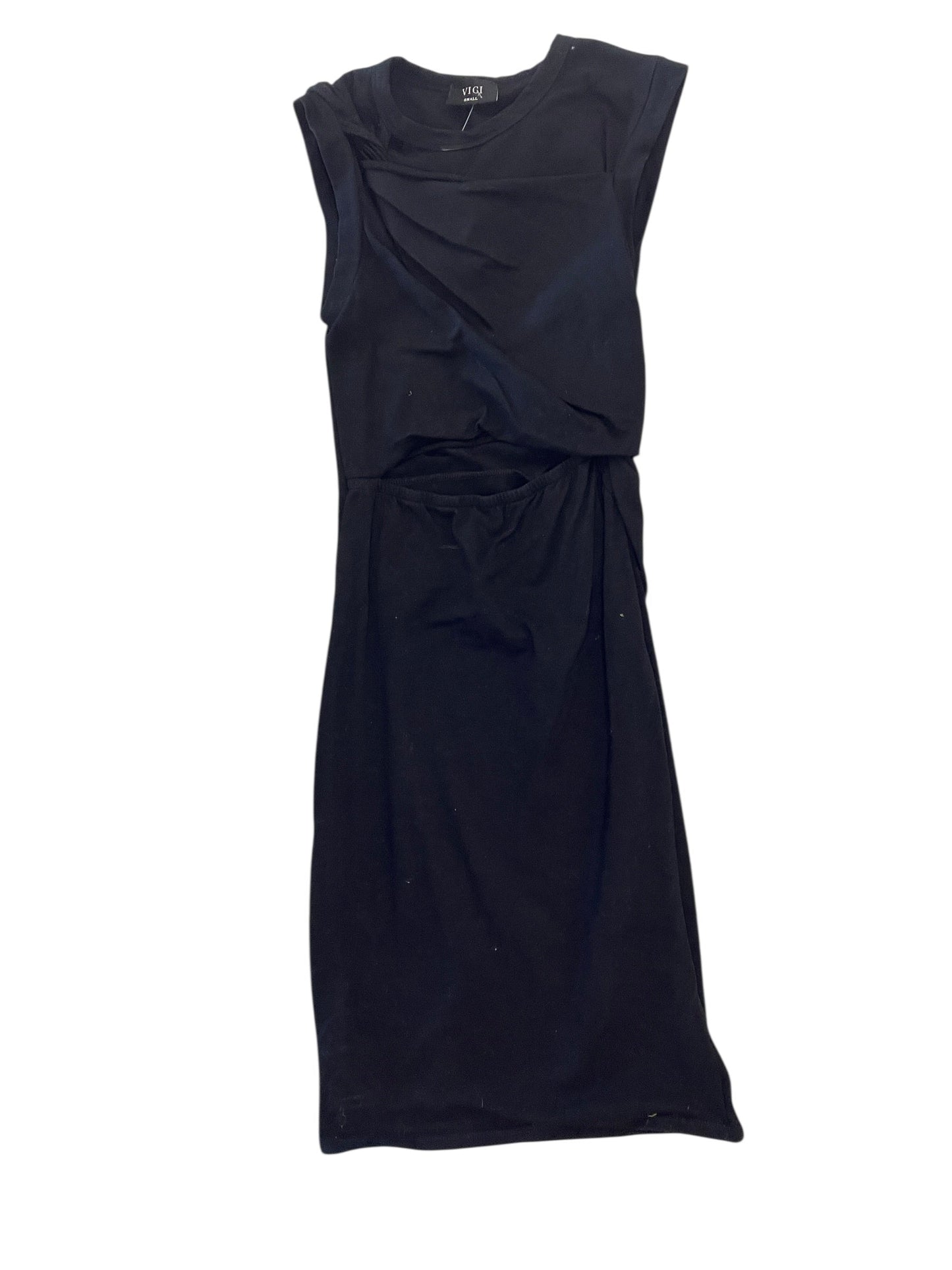 Dress Casual Midi By Vici In Black, Size:S