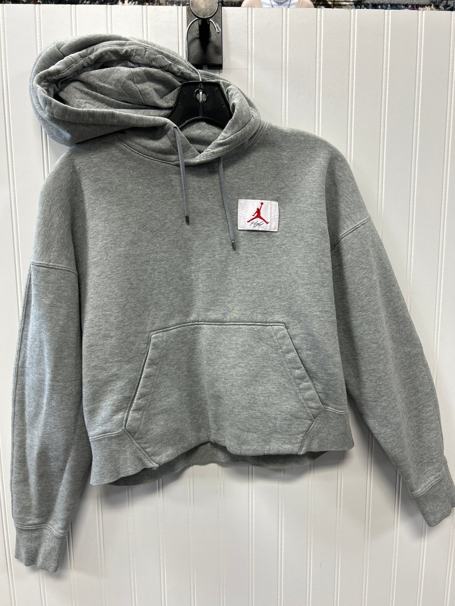 Sweatshirt Luxury Designer By Jordan In Grey, Size:S