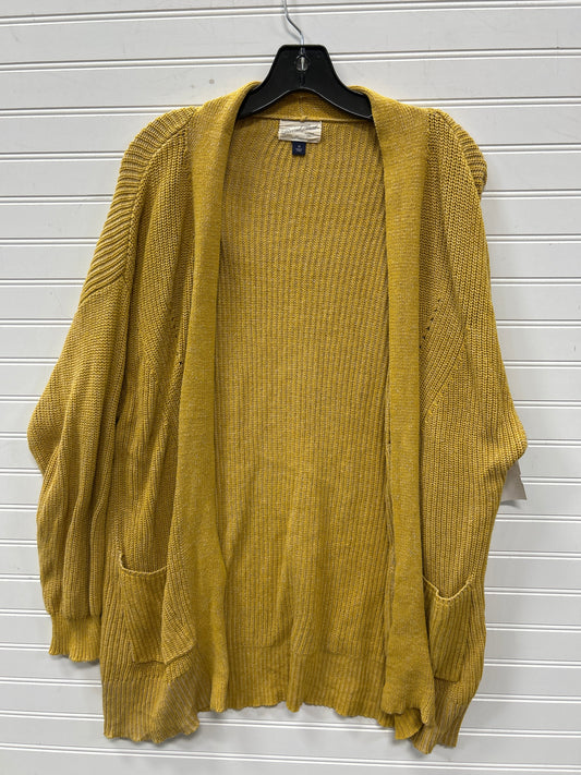 Sweater Cardigan By Universal Thread In Yellow, Size:M