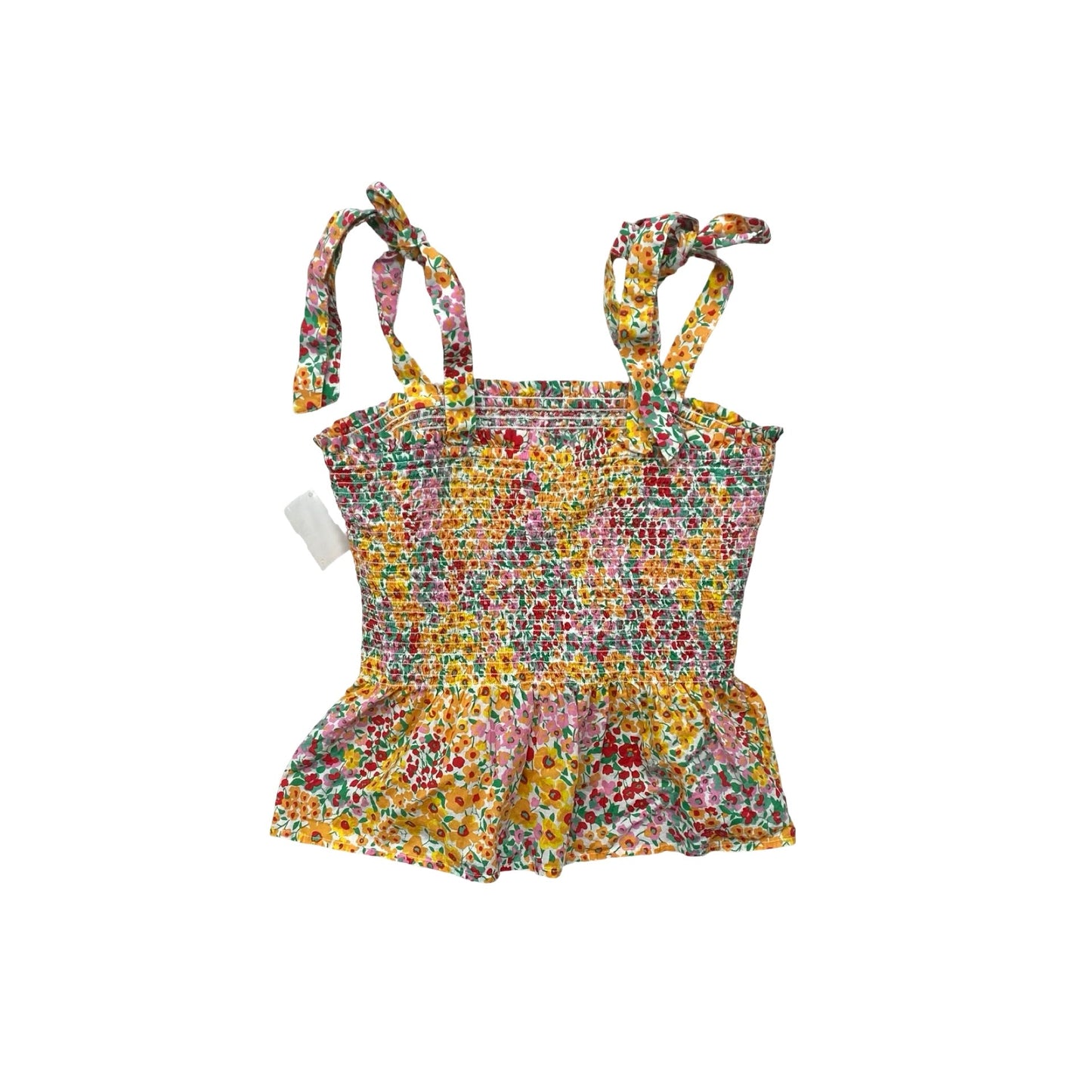 Top Sleeveless By J. Crew In Floral Print, Size:M