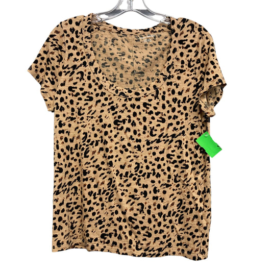 Top Ss By Banana Republic In Animal Print, Size:L