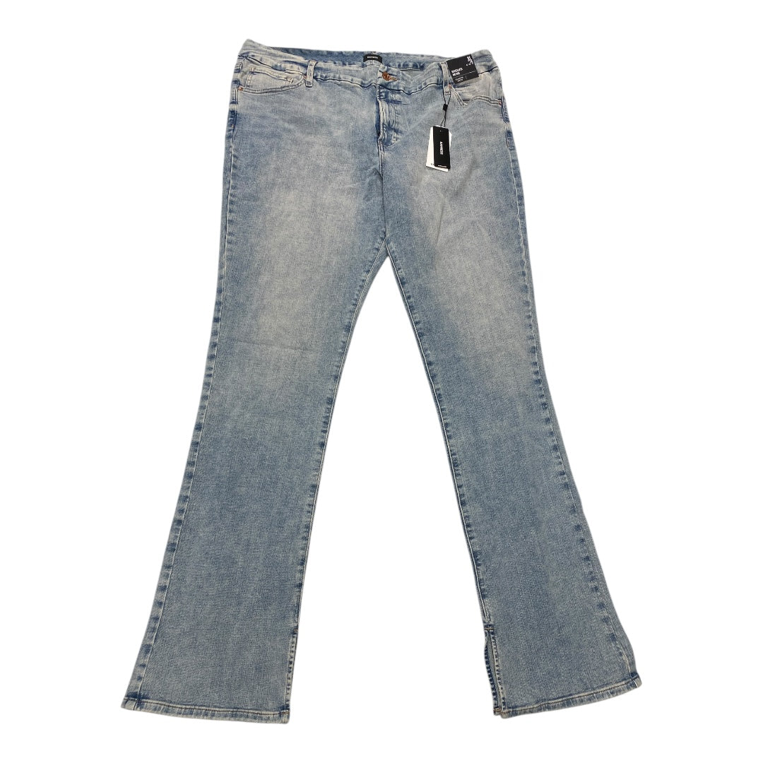 Jeans Straight By Express In Blue, Size:Xl