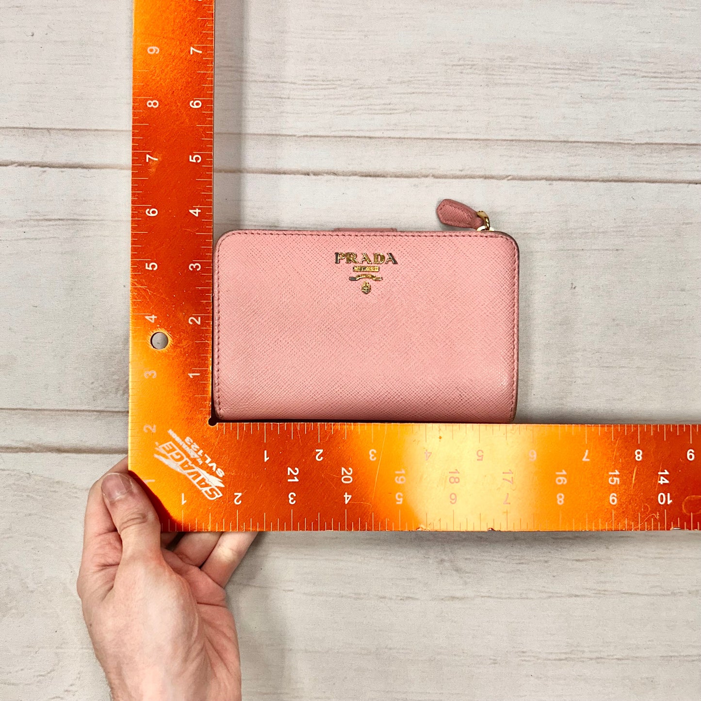 Wallet Luxury Designer By Prada, Size: Medium