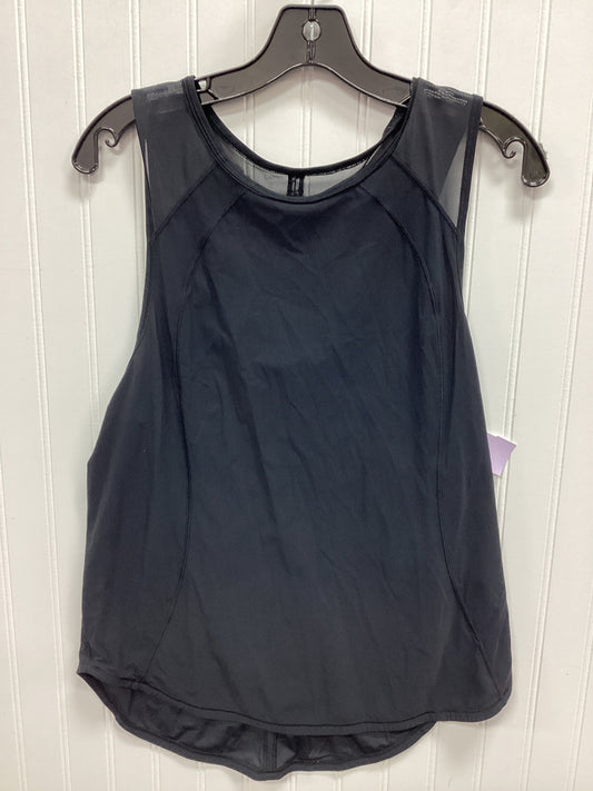 Athletic Tank Top By Lululemon In Black, Size:10