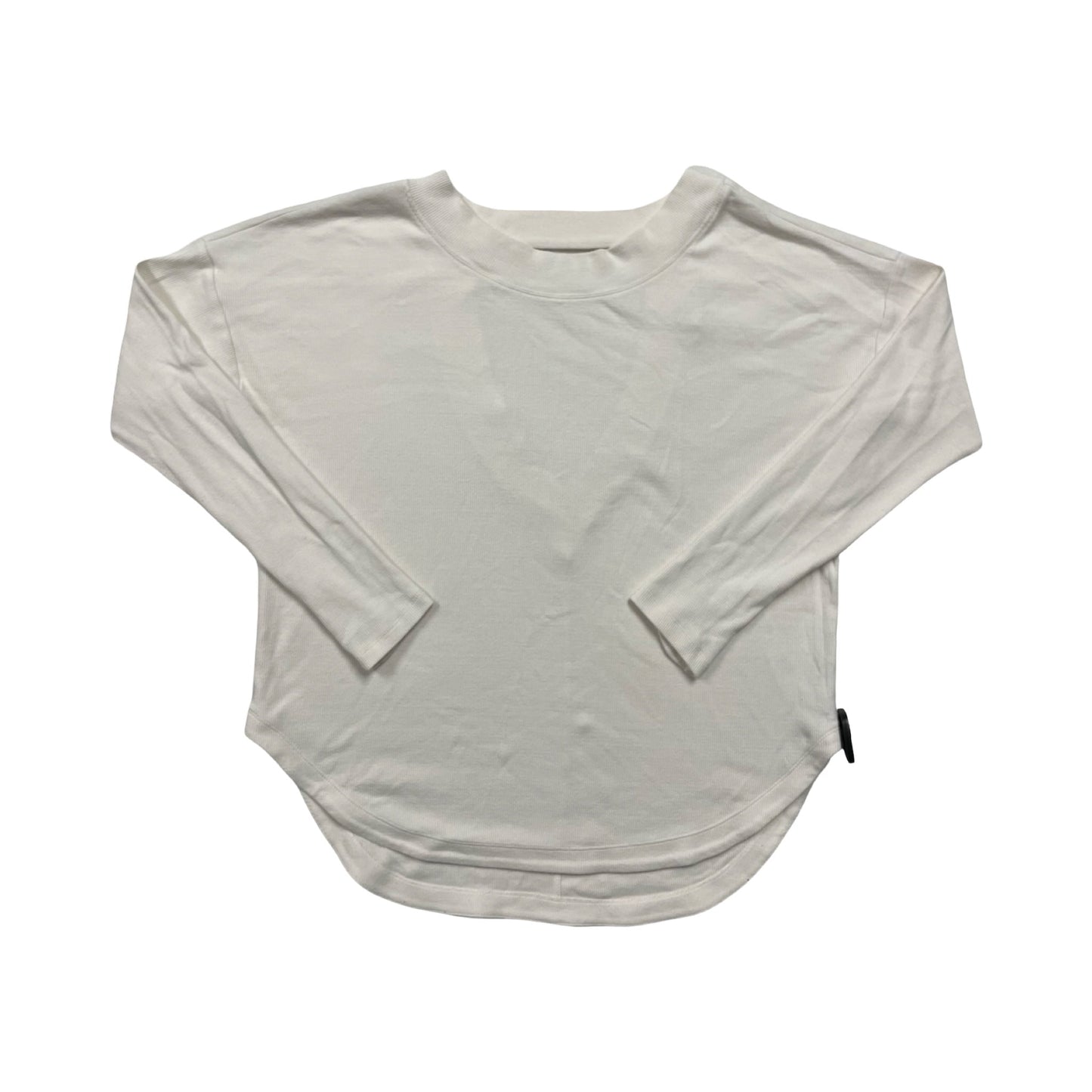 Athletic Top Ls Crewneck By Athleta In Cream, Size:M