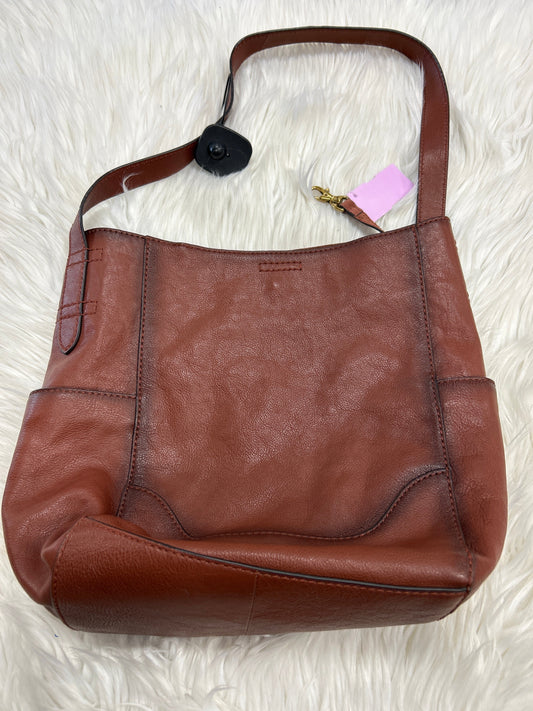 Handbag Designer By Frye In Brown, Size:Large