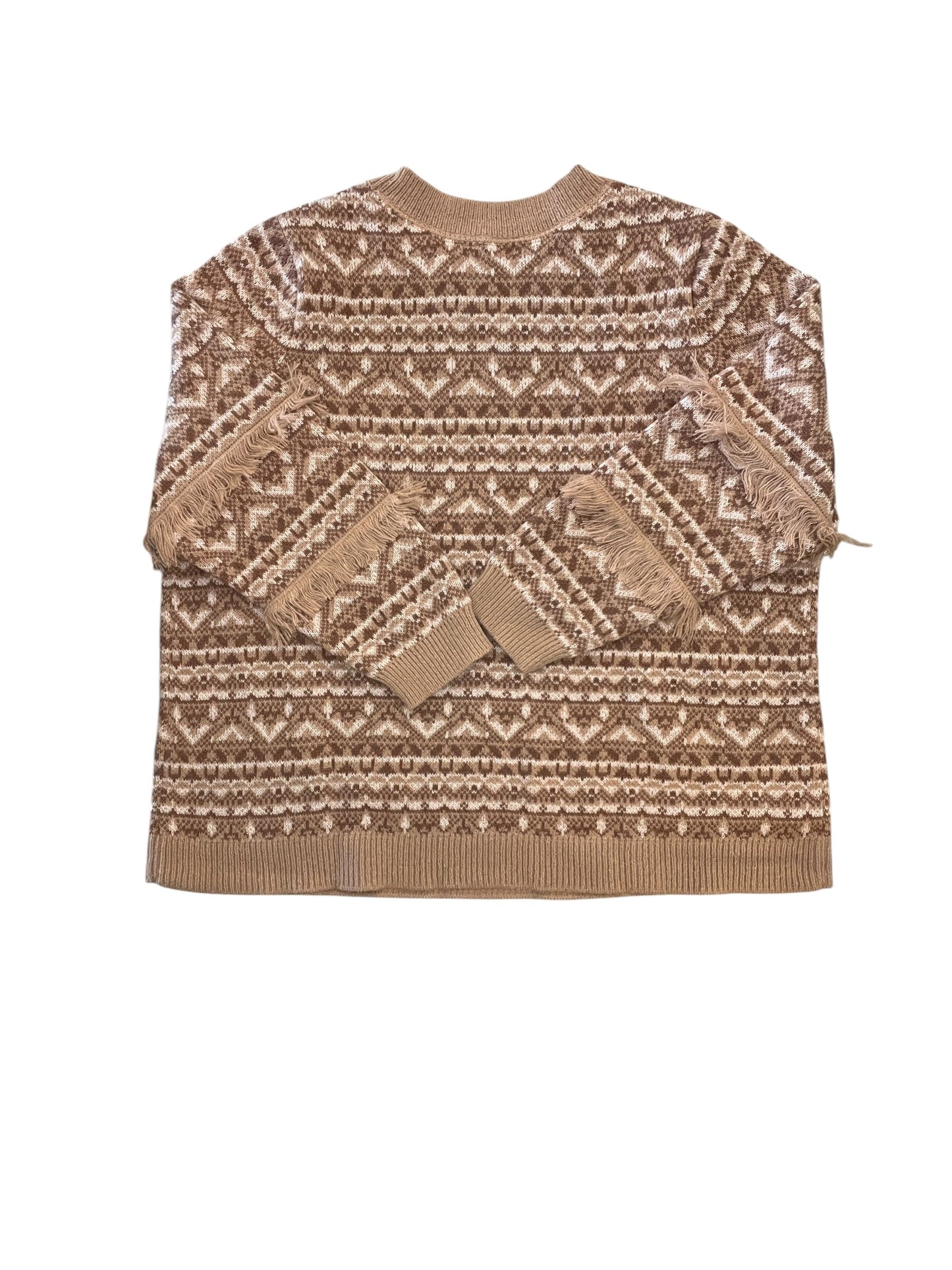 Sweater By Susan Graver In Brown, Size:2X