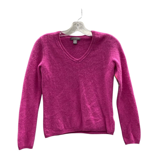 Sweater Cardigan Cashmere By Charter Club In Pink, Size:Xs