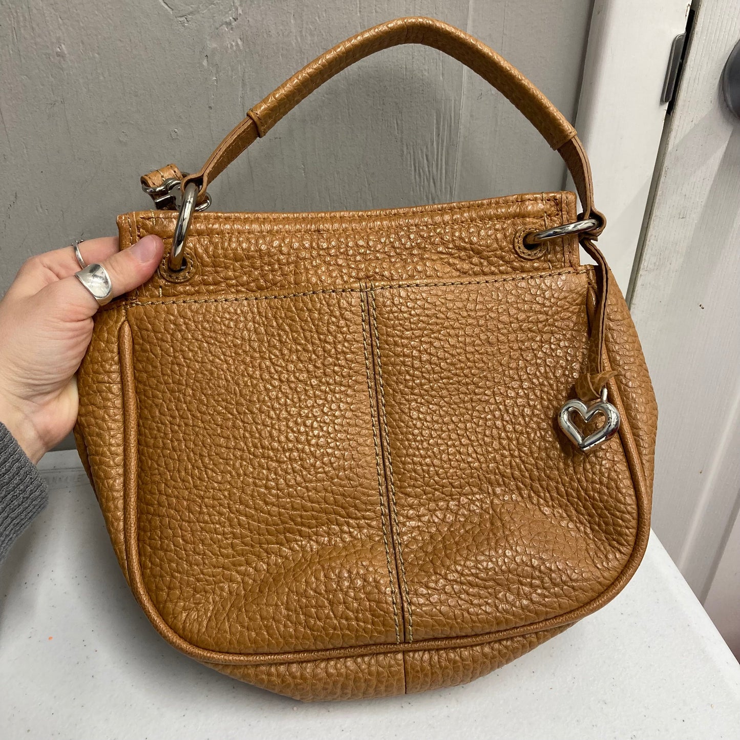 Crossbody Leather By Brighton In Brown, Size:Medium