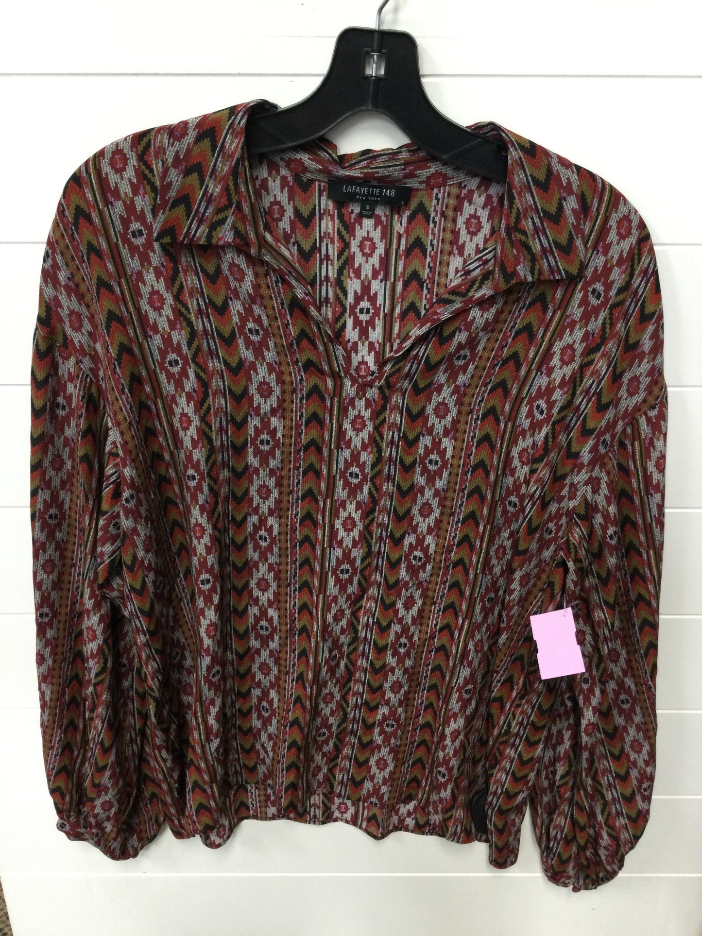 Top Ls Designer By Lafayette 148 In Red, Size:S