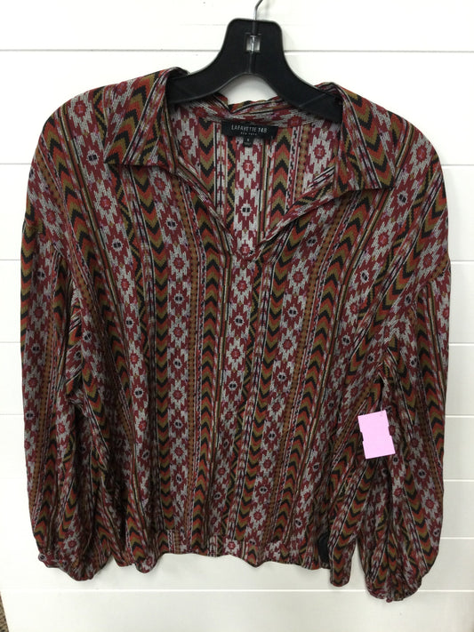 Top Ls Designer By Lafayette 148 In Red, Size:S