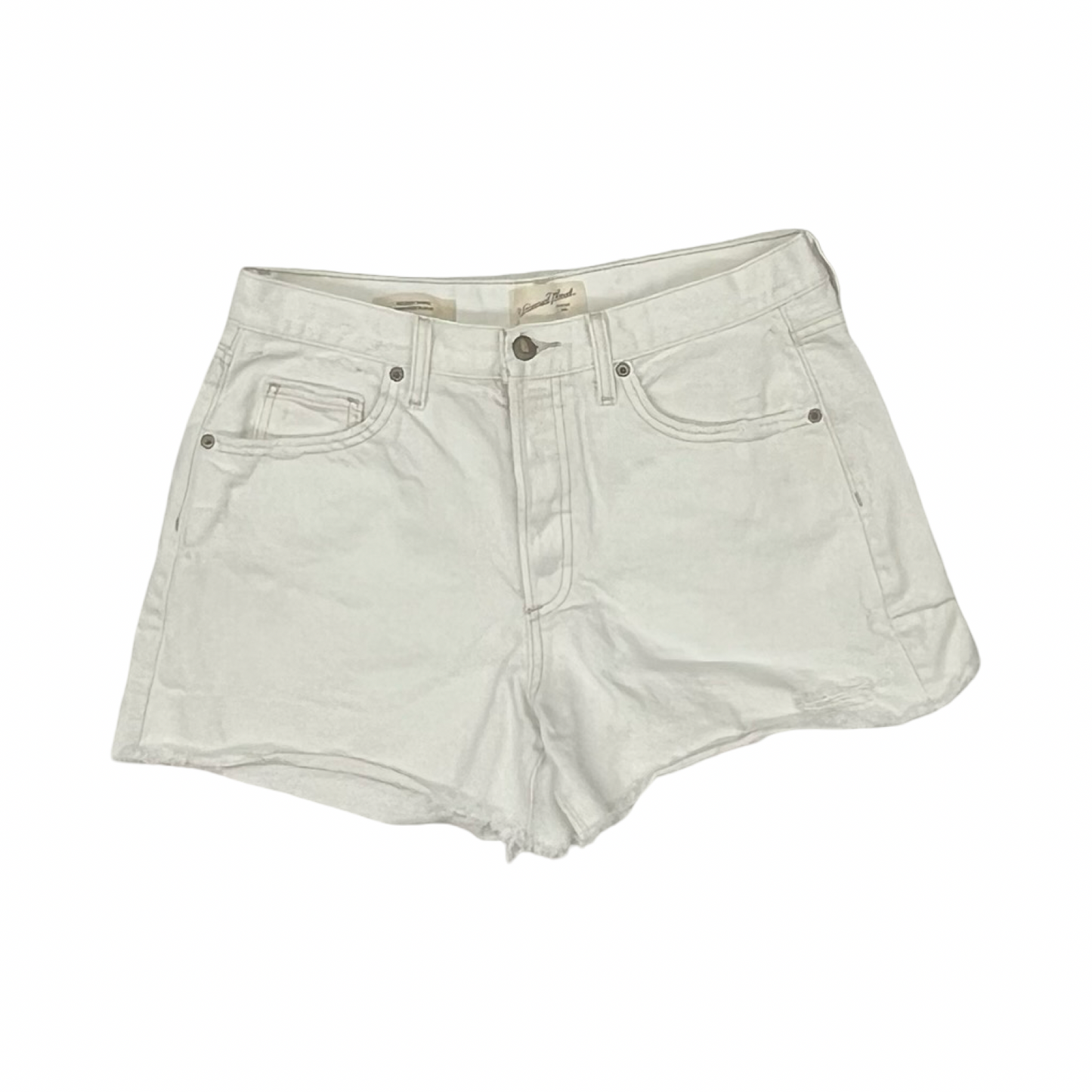 Shorts By Universal Thread In Cream Denim, Size:8
