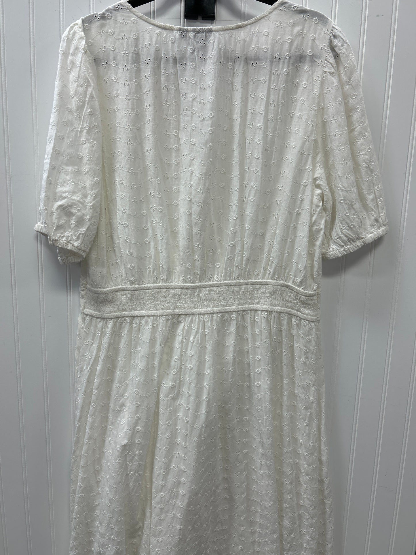 Dress Casual Maxi By Gap In White, Size:Xl