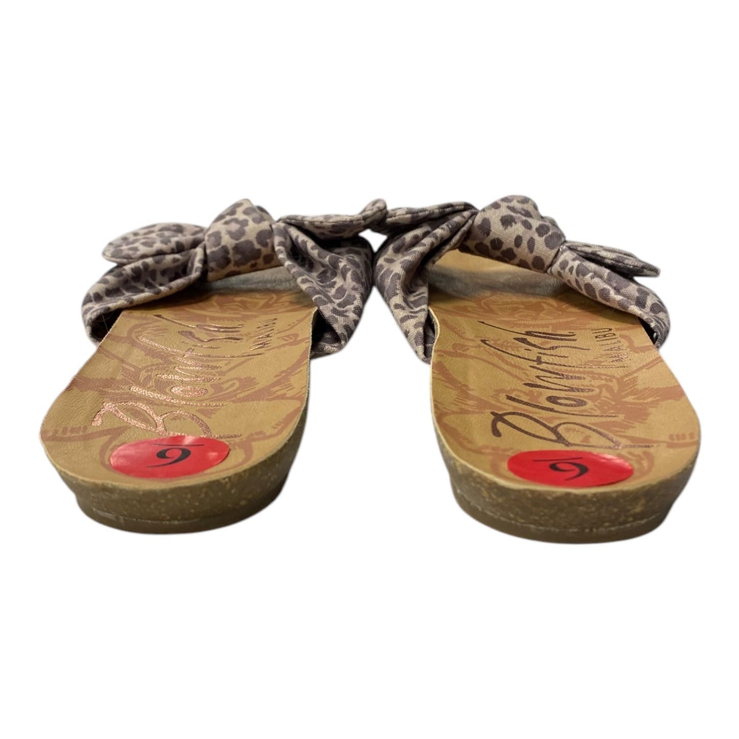 Sandals Flats By Blowfish In Animal Print, Size:6