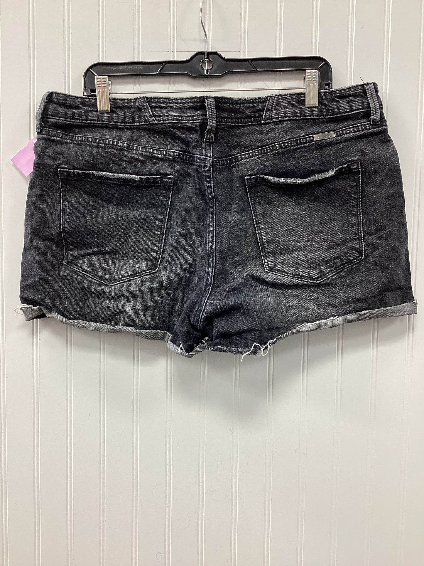 Shorts By Kancan In Black Denim, Size:12