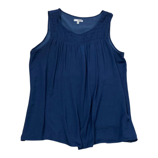Top Sleeveless By Sonoma In Blue, Size:Xl