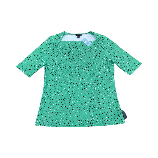 Top Ss By Ann Taylor In Green, Size:Sp