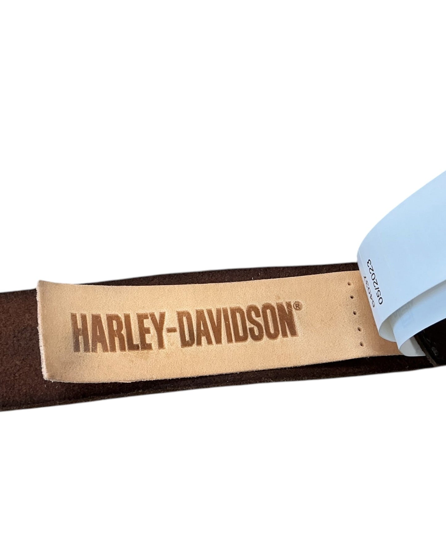 Belt Leather By Harley Davidson In Brown