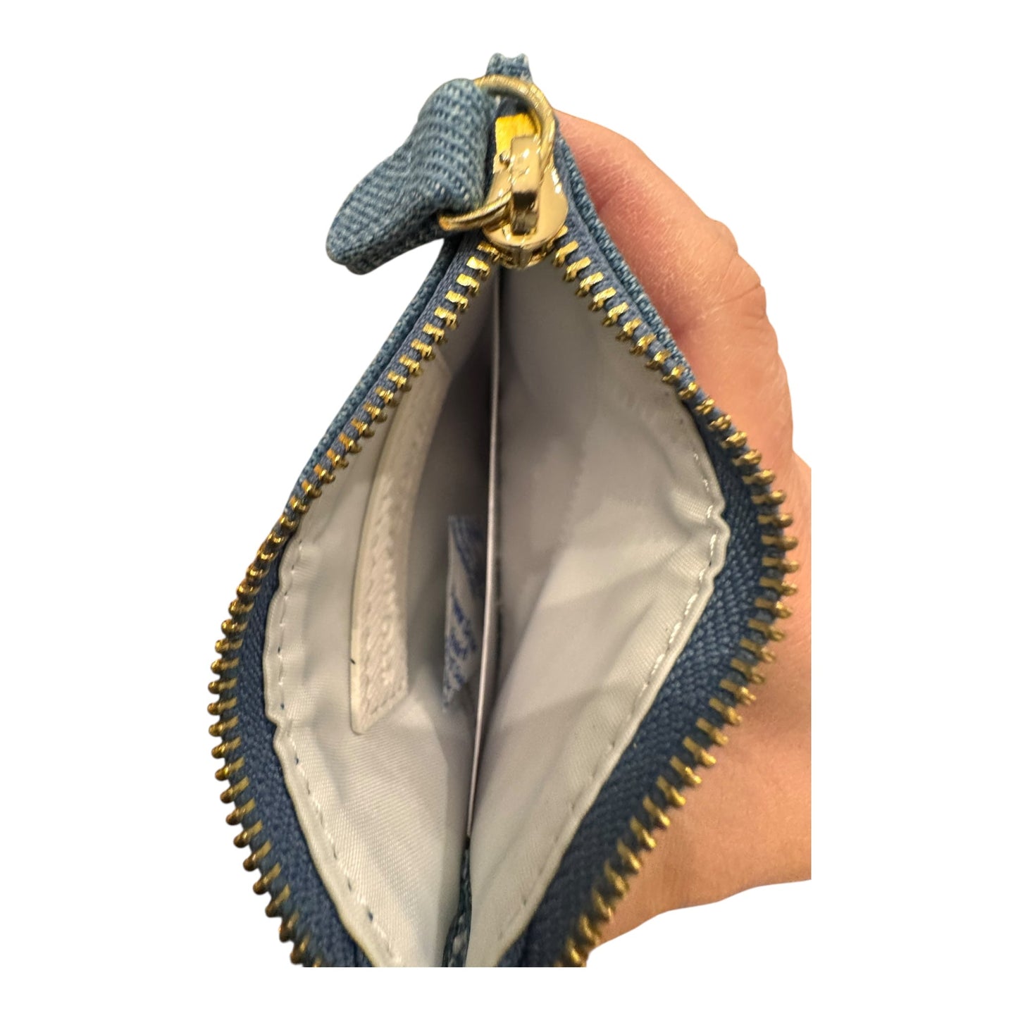 Wallet By Stoney Clover Lane In Blue Denim, Size:Small