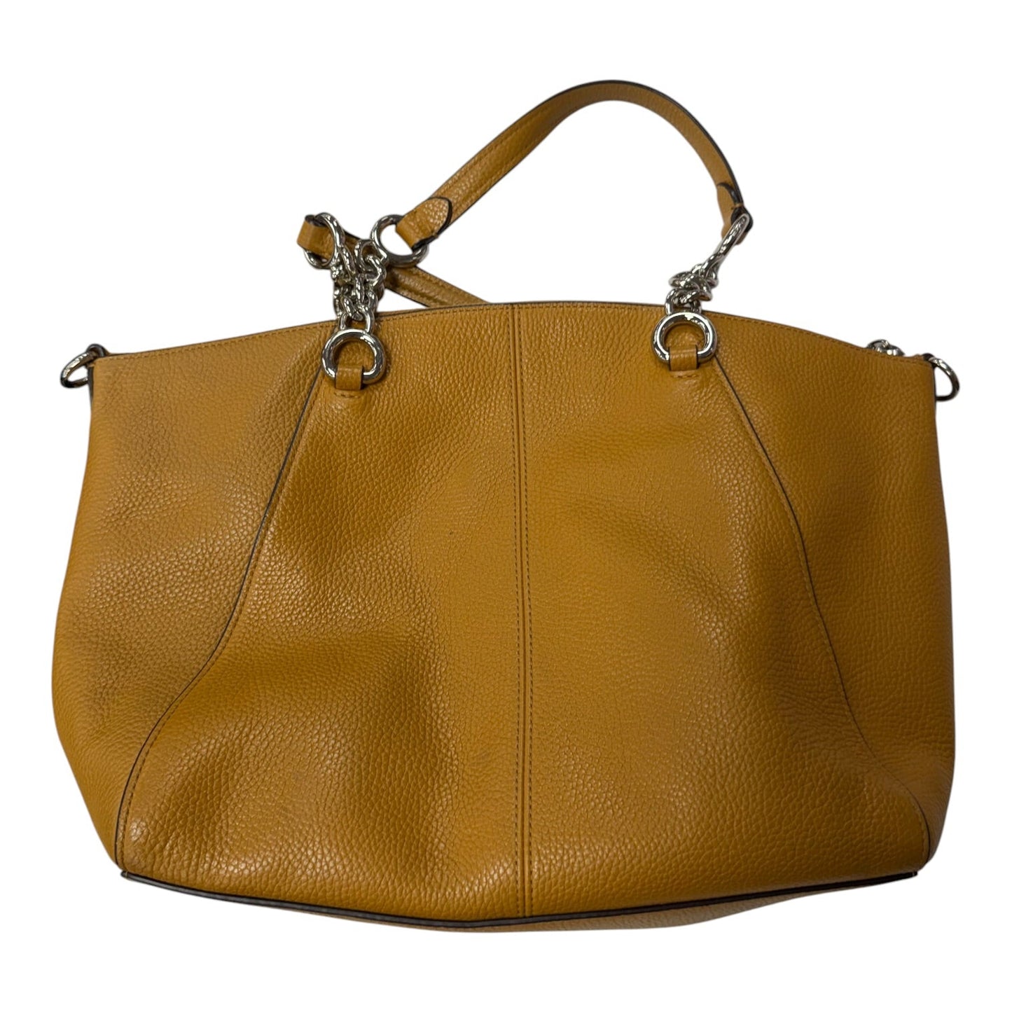 Handbag Designer By Coach In Tan, Size:Medium