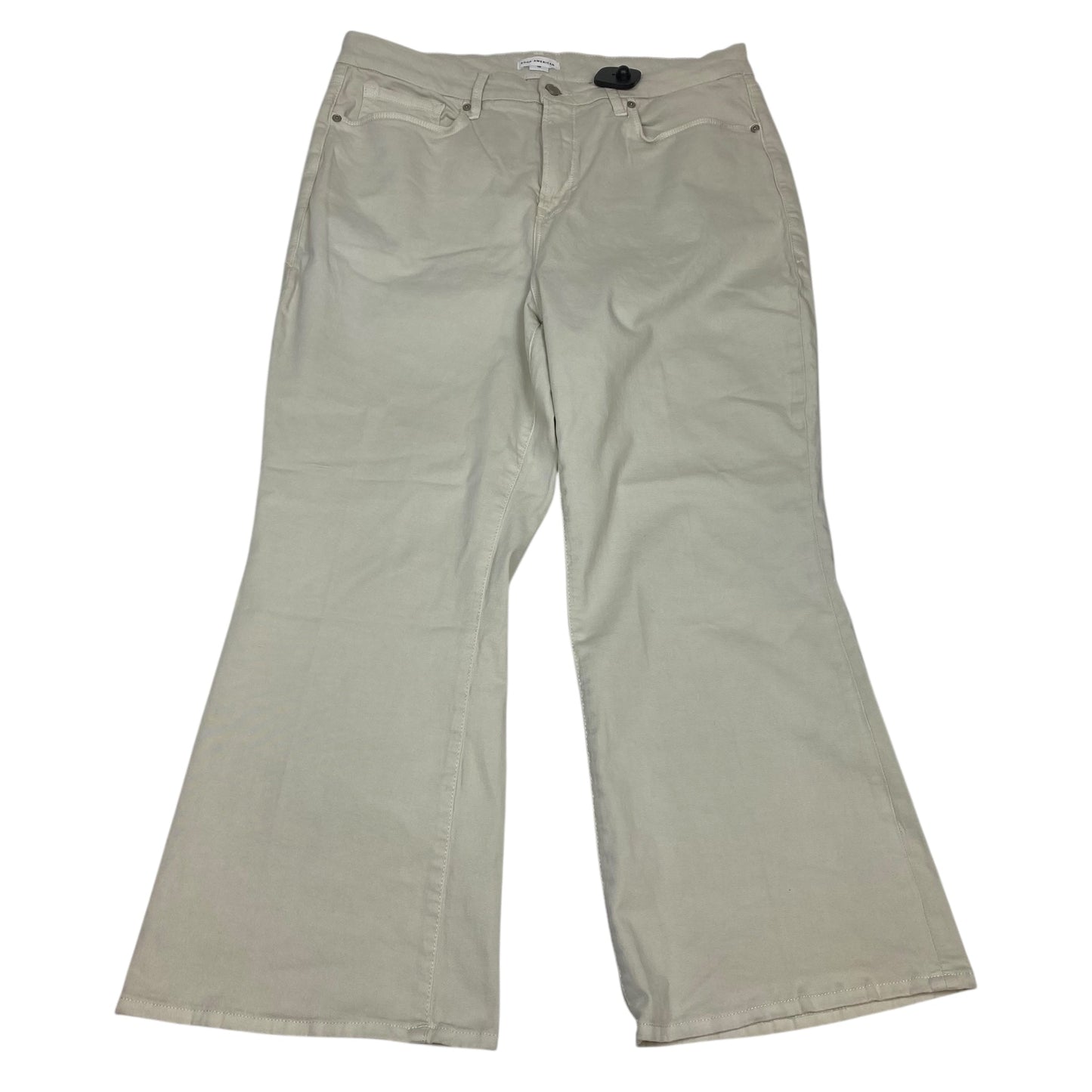 Pants Designer By Good American In Beige, Size:18