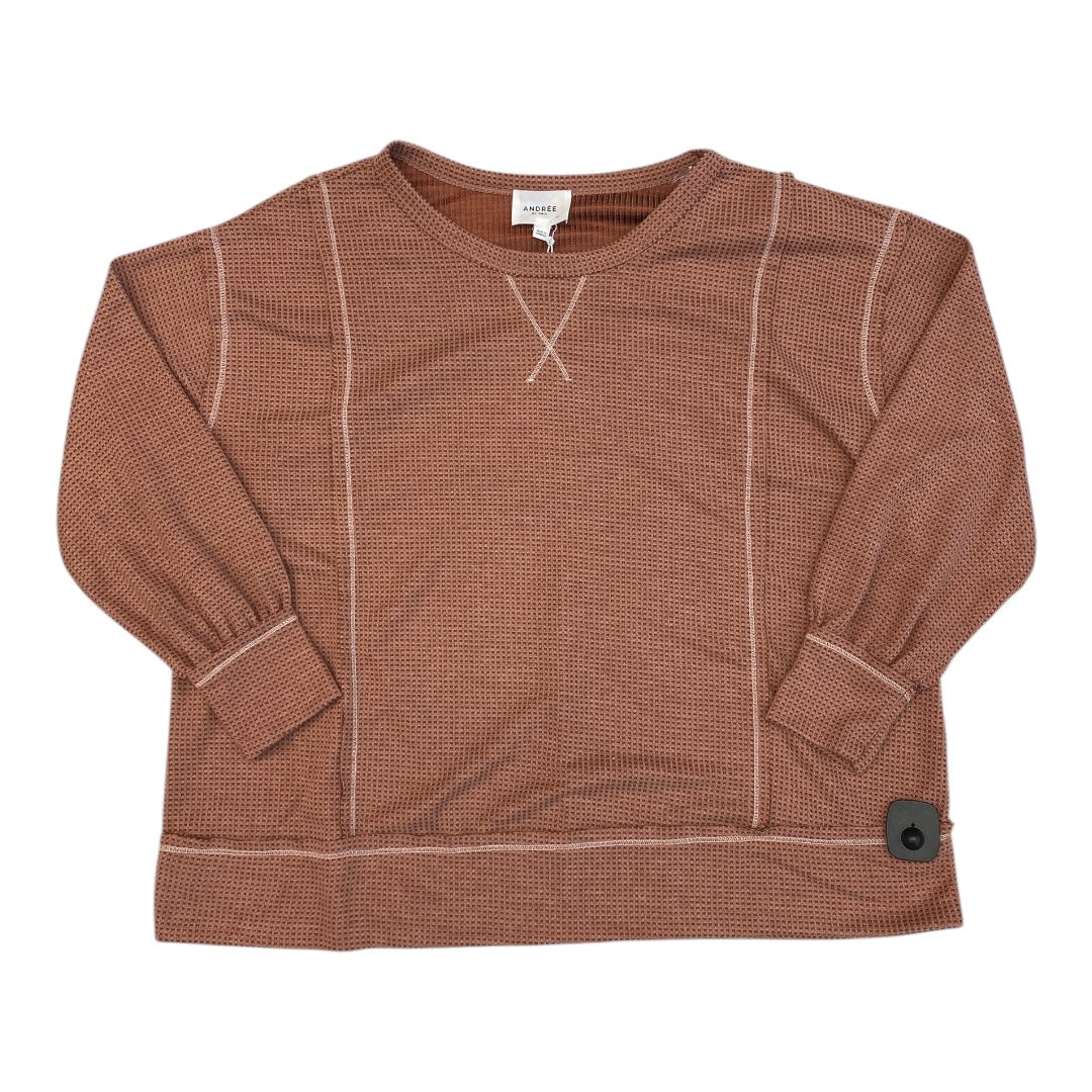 Top Ls By Andree By Unit In Orange, Size:1X