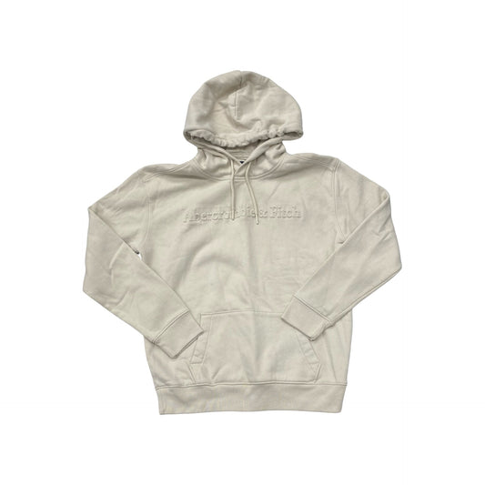 Sweatshirt Hoodie By Abercrombie And Fitch In Beige, Size:S