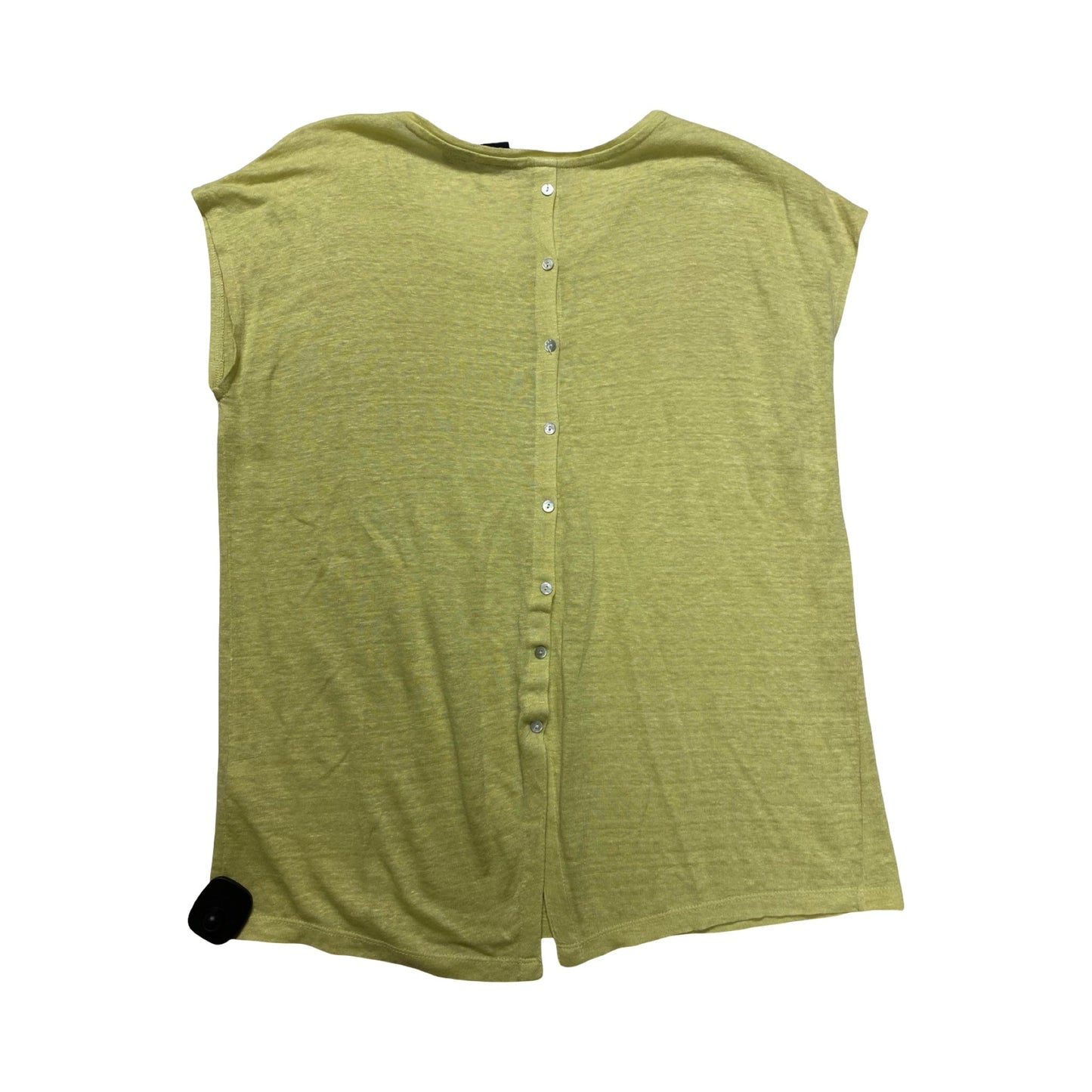 Top Sleeveless By Tahari In Chartreuse, Size:Xl