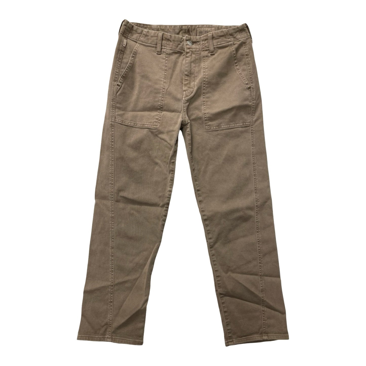 Pants Cropped By Ag Jeans In Brown, Size:2