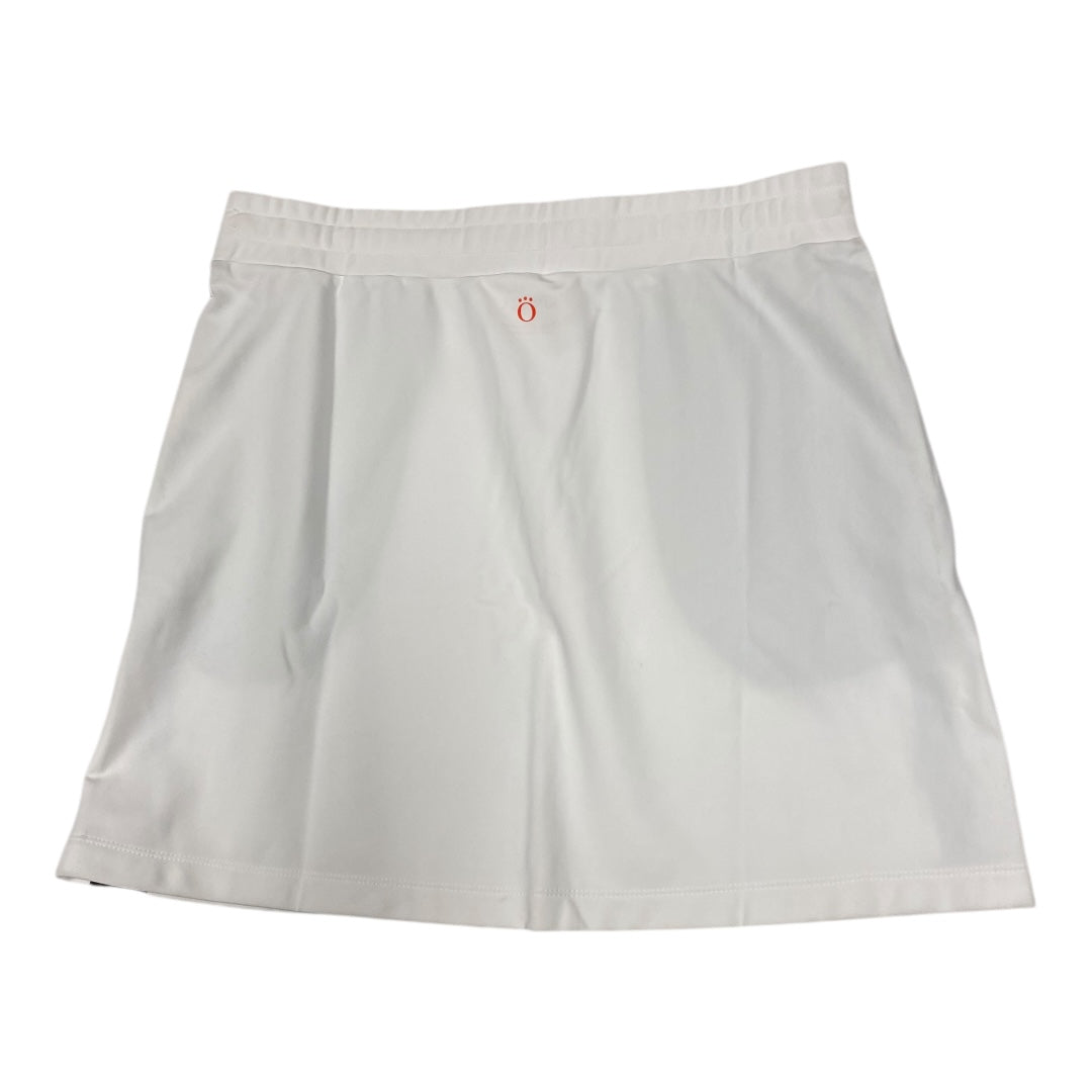 Athletic Skirt By Cmc In White, Size:L
