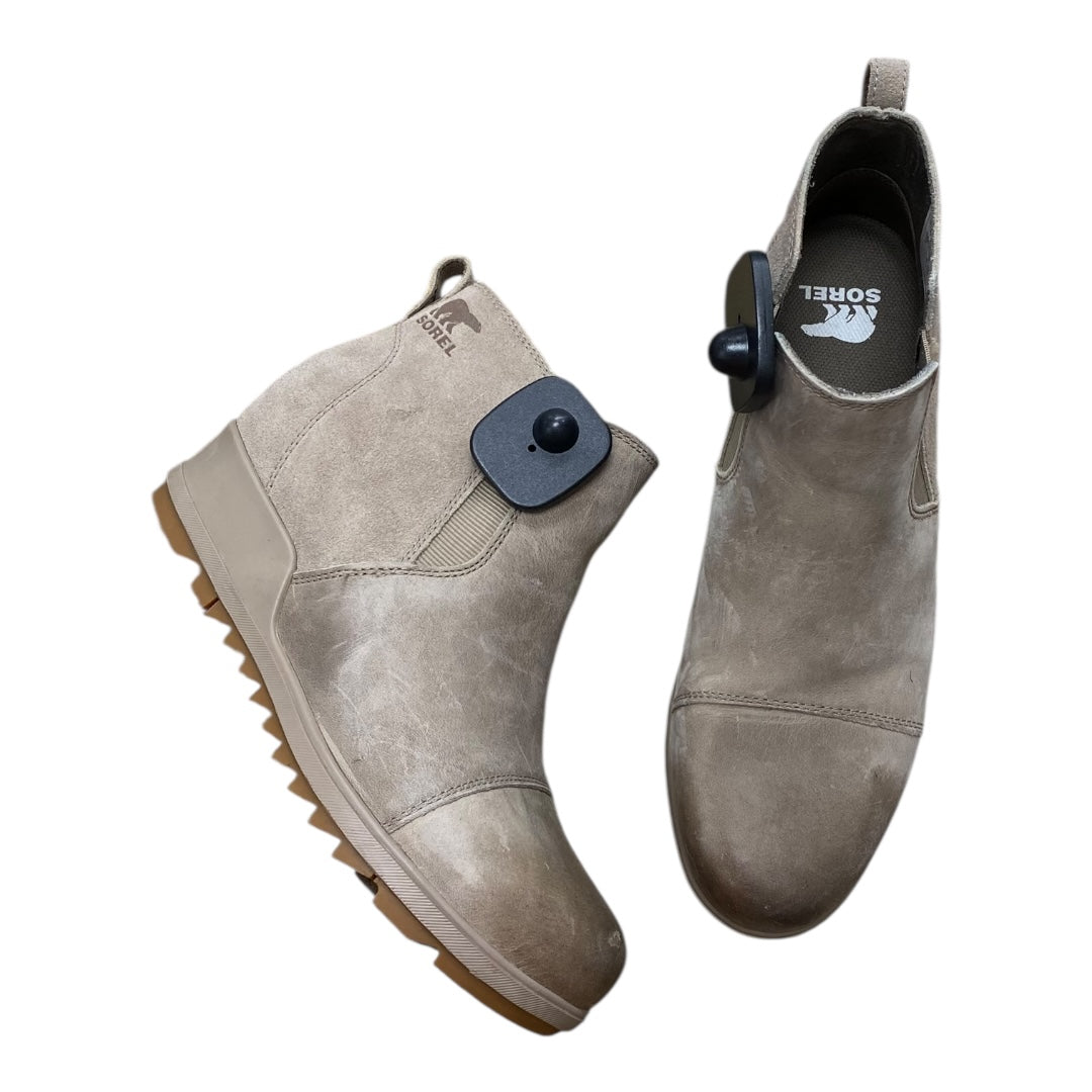 Boots Designer By Sorel In Beige, Size:9