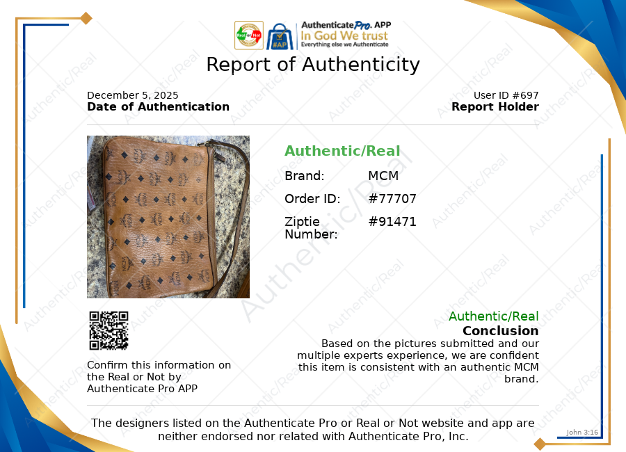 Wristlet Luxury Designer By Mcm, Size: Large