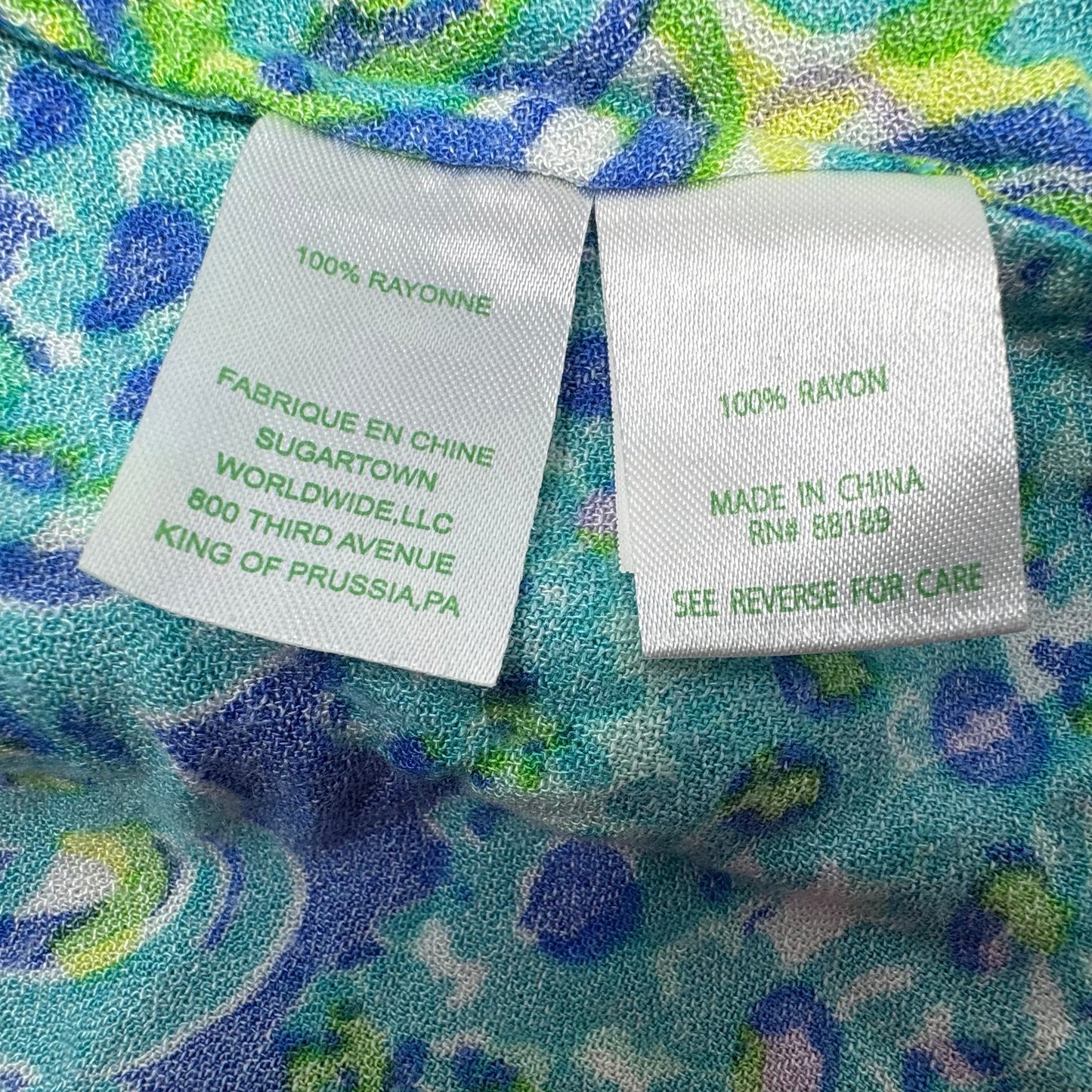 Skirt Designer By Lilly Pulitzer In Blue & Green, Size: Xs