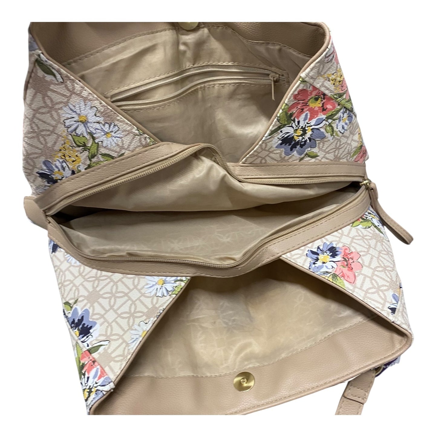 Handbag  In Tan, Size:Medium as is