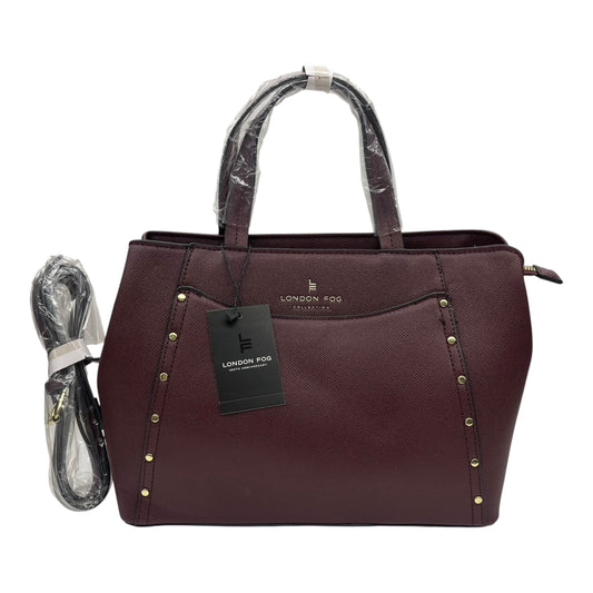 Handbag By London Fog In Red, Size:Medium