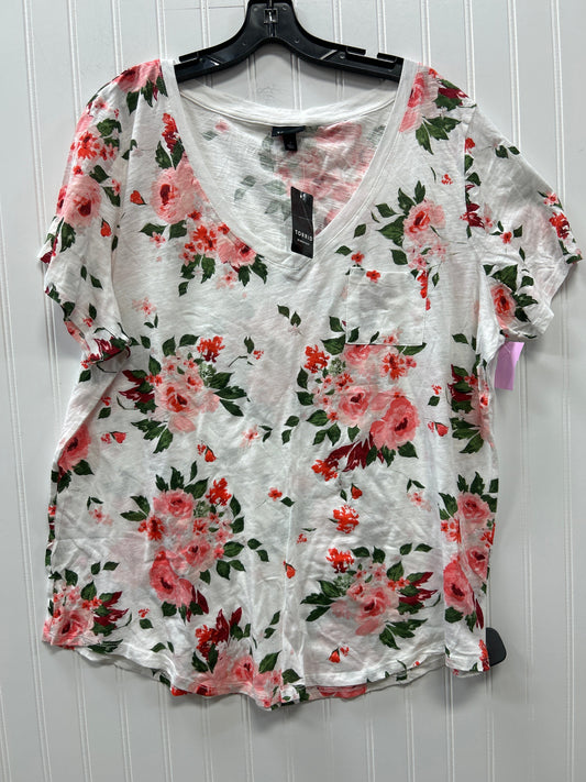 Top Ss By Torrid In Floral Print, Size:2