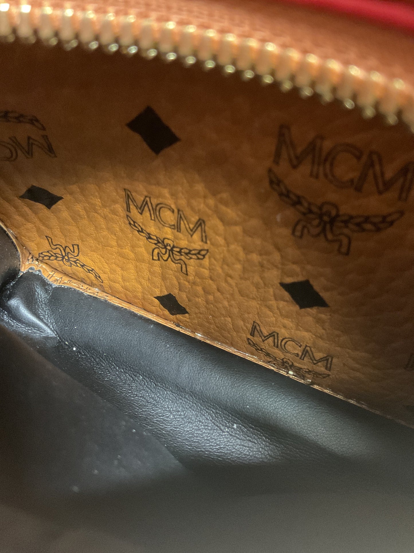 Backpack Luxury Designer By Mcm In Brown, Size:Medium