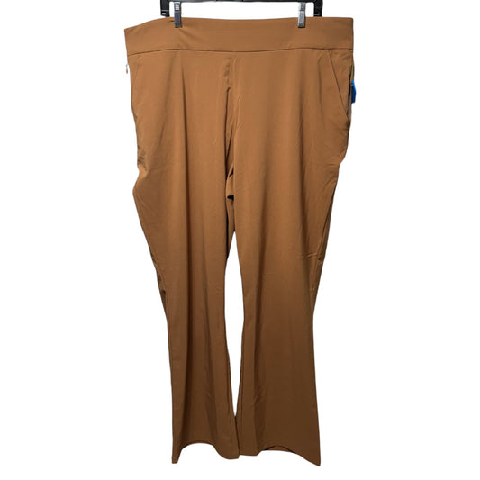 All seasons Boot Cut Athletic Pants By Columbia In Brown, Size: Xxl