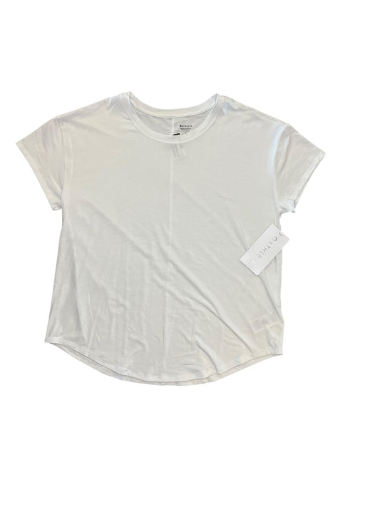 Top Ss Basic By Athleta In White, Size:M