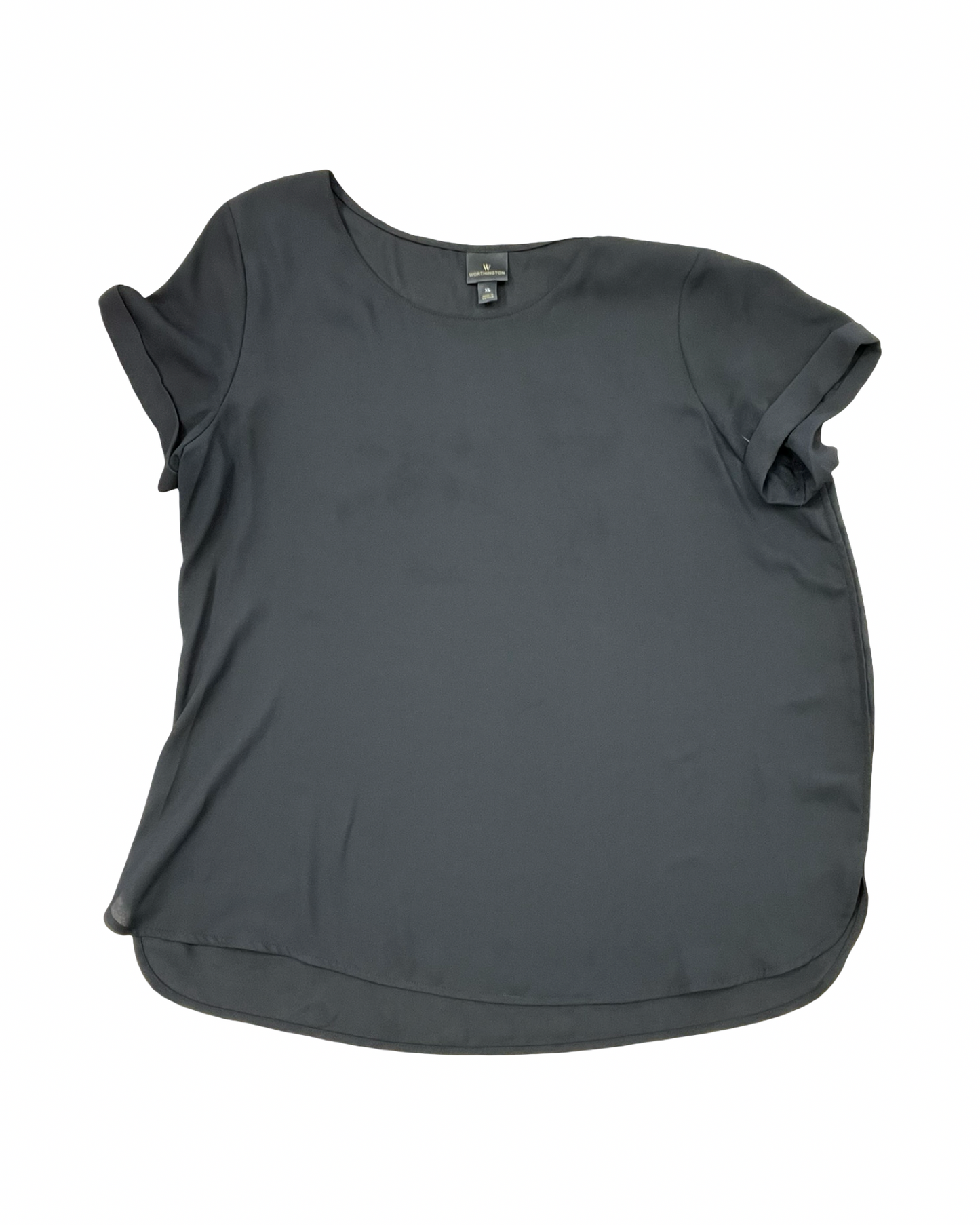 Top Ss By Worthington In Black, Size:Xl