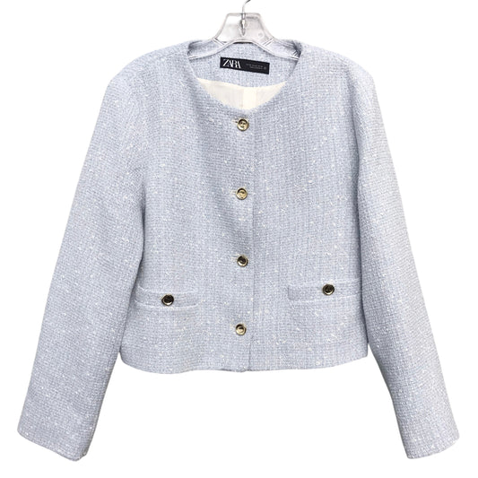 Blazer By Zara In Blue, Size:Xl