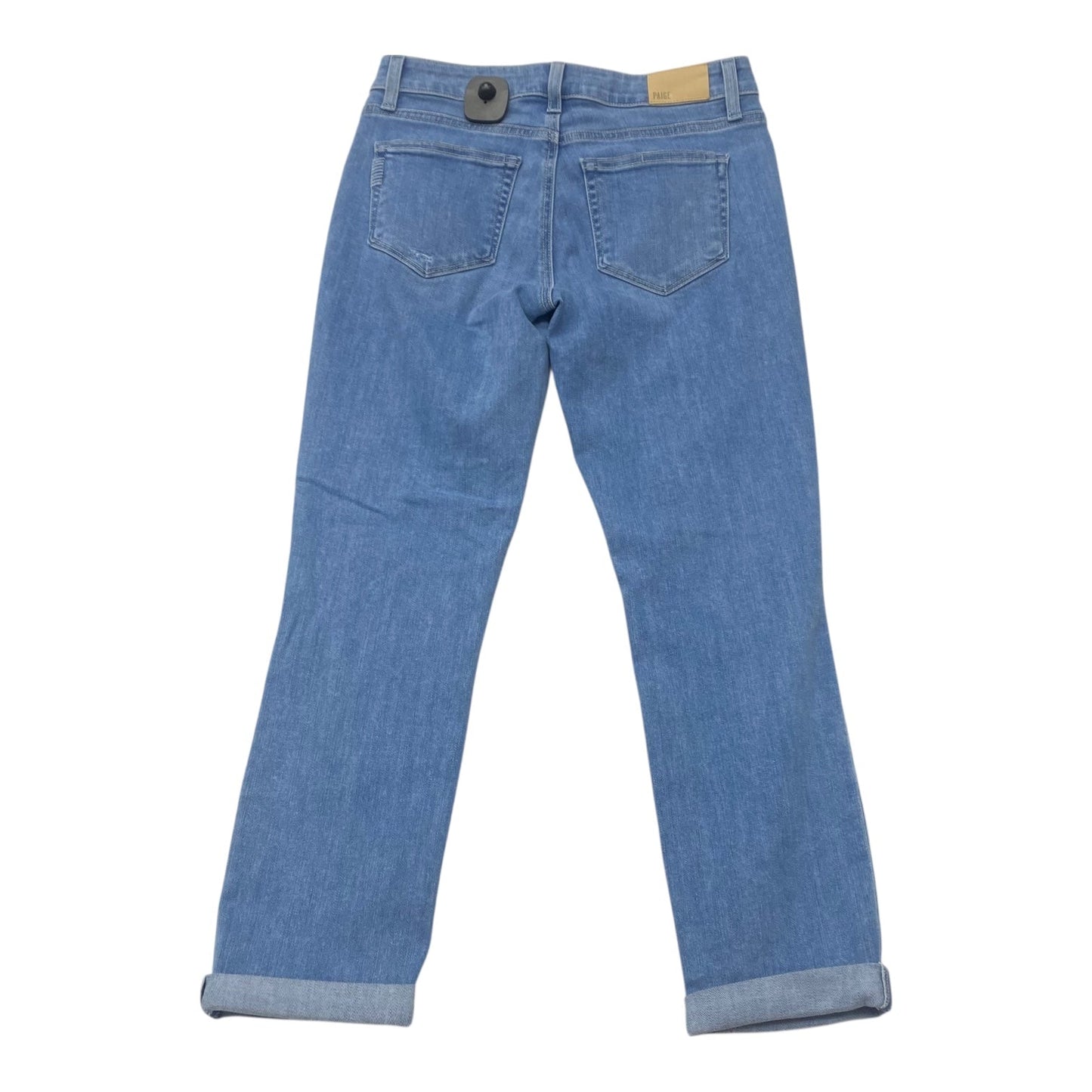 Jeans Straight By Paige In Blue Denim, Size:0