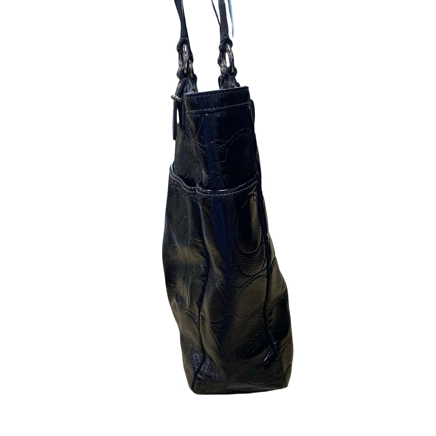 Handbag Designer By Coach In Black, Size:Medium
