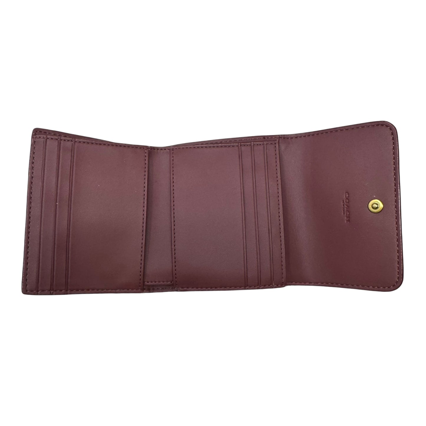 Trifold Wallet Designer By Coach, Size: Small